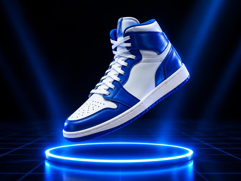 Court Classic High Royal sneaker on a glowing platform